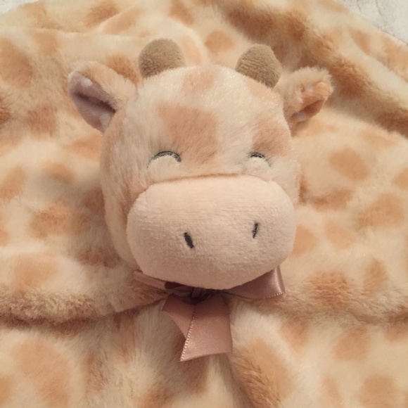 Kellytoy Giraffe Tags Lovey Baby Rattle Plush Security Blanket Lovey - Picture 3 of 4